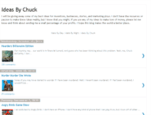 Tablet Screenshot of ideasbychuck.com